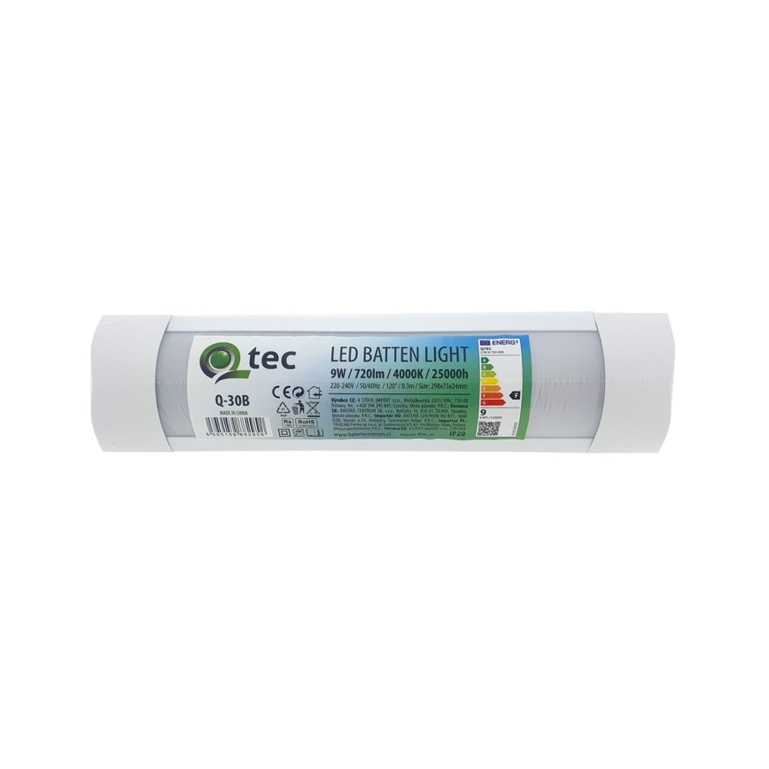 LED Kapialune valgusti kööki QTEC LED/9W/230V 30 cm valge