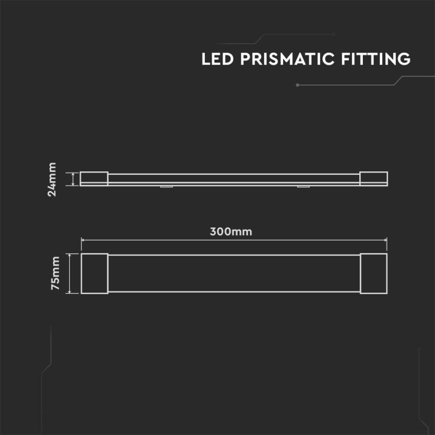 LED Kapialune valgusti kööki SAMSUNG CHIP LED/10W/230V 3000K 30 cm