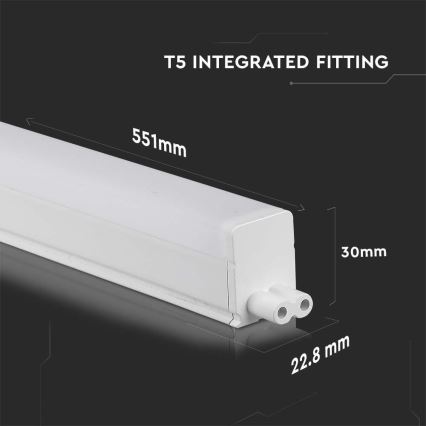 LED Kapialune valgusti kööki SAMSUNG CHIP LED/7W/230V 4000K 55 cm