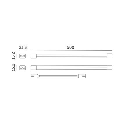 LED Kapialune valgusti kööki taimede kasvatamiseks GROWLY 2xLED/8,5W/230V valge