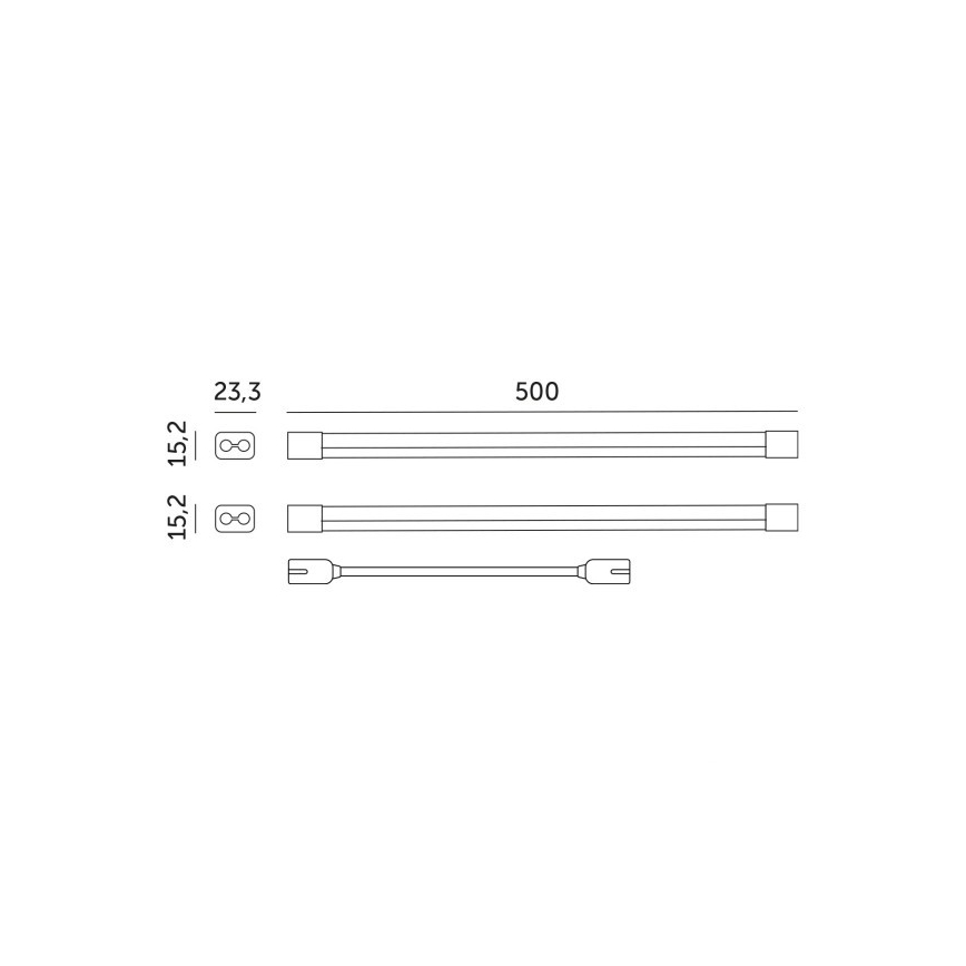 LED Kapialune valgusti kööki taimede kasvatamiseks GROWLY 2xLED/8,5W/230V valge