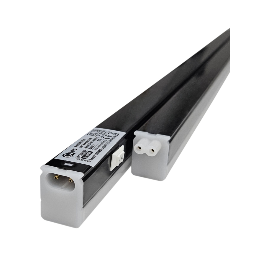 LED kappide alla paigaldatav valgusti TUBE LED/18W/230V 120 cm must