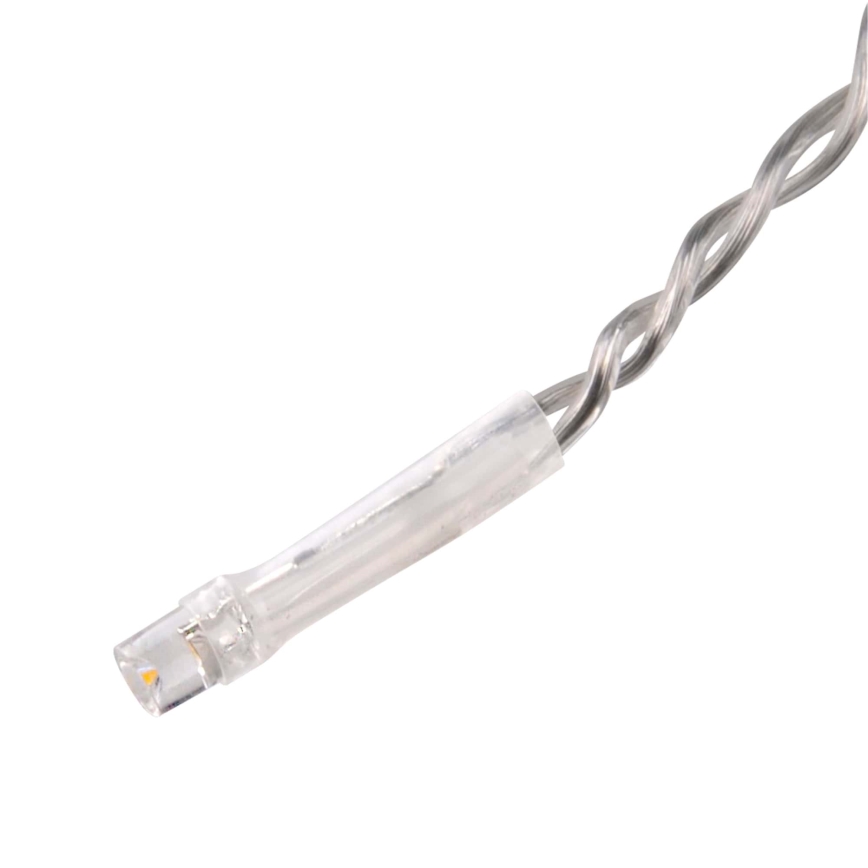 LED-kardin ESTELLA 47 × LED / 8 funktsiooni, 3,5 m, soe valge