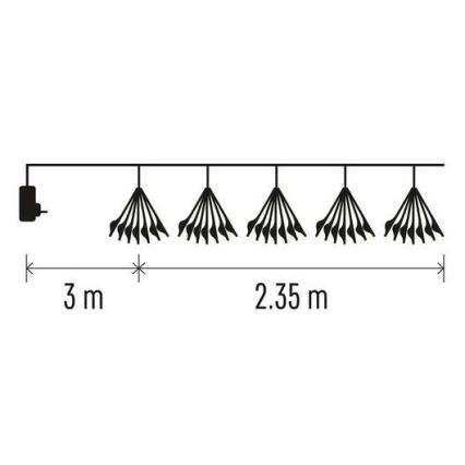 LED  kett 150xLED/5,35m soe valge