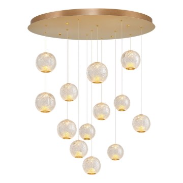 LED Kinnitus CREMONA 13xLED/5W/230V 3000K kuldne