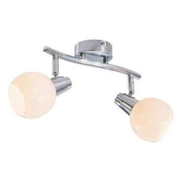 LED Kohtvalgusti DOXY 2xE14/4W/230V läikiv kroom