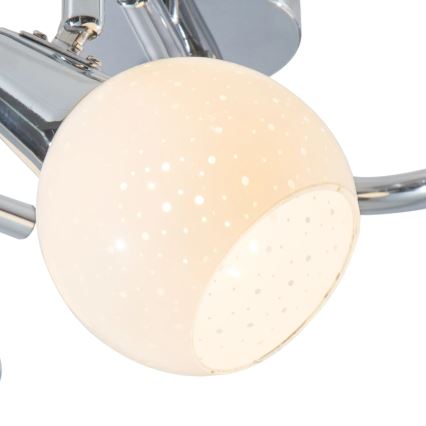 LED Kohtvalgusti DOXY 3xE14/4W/230V läikiv kroom