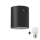 LED Kohtvalgusti GEORGE 1xE27/6W/230V d. 11 cm must