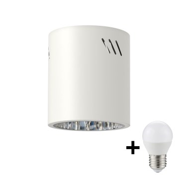 LED Kohtvalgusti GEORGE 1xE27/6W/230V d. 11 cm valge