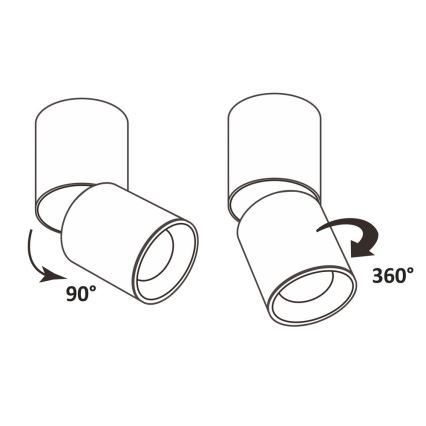 LED-kohtvalgusti lakke LED/10W/230V