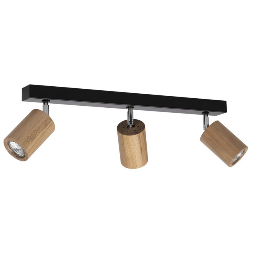 LED Kohtvalgusti lakke MATTI 3xGU10/5W/230V tamm