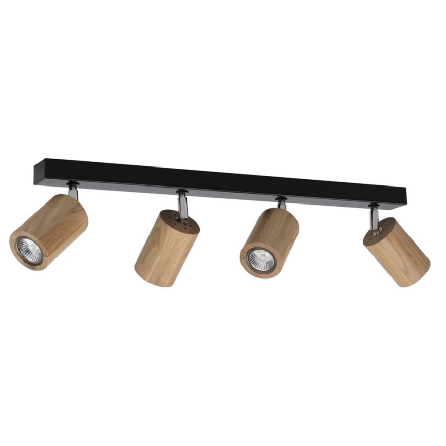 LED Kohtvalgusti lakke MATTI 4xGU10/5W/230V tamm