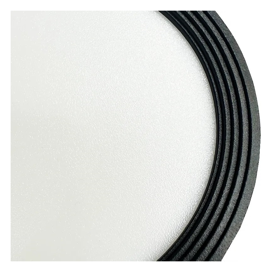 LED Kohtvalgusti LED/14W/230V 4000K d. 12 cm must