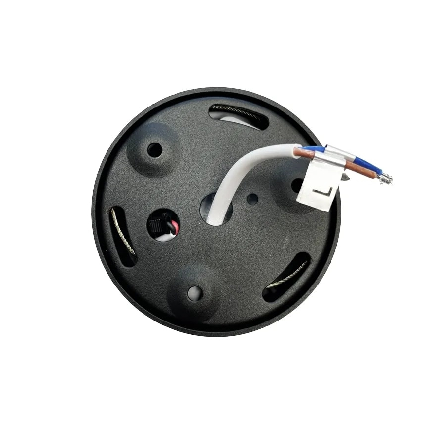 LED Kohtvalgusti LED/16W/230V 4000K d. 10 cm must