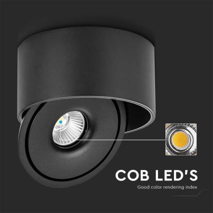 LED Paindlik Kohtvalgusti LED/20W/230V 3000/4000/6400K CRI 90 must