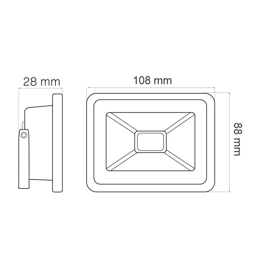 LED Kohtvalgusti LED/20W/230V