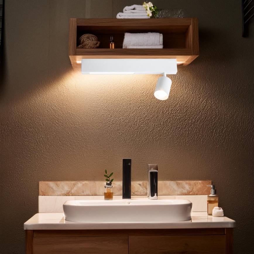 LED Kohtvalgusti MAGNET LED/5W/230V + 1xGU10/60W 3000/4000K valge