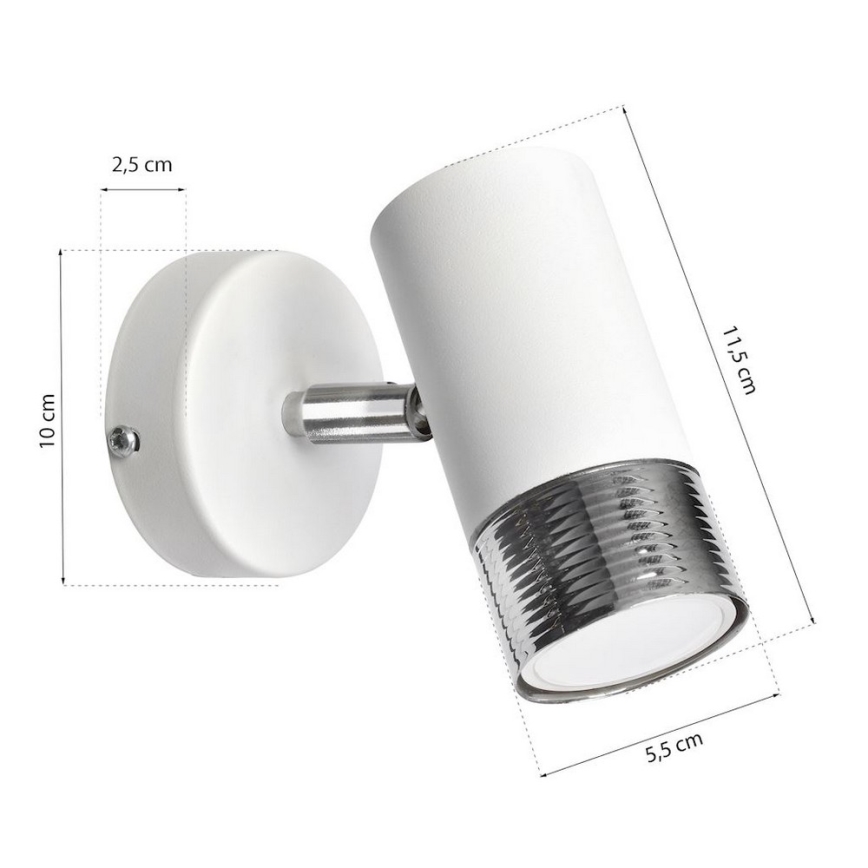 LED Kohtvalgusti seinale DANI 1xGU10/8W/230V