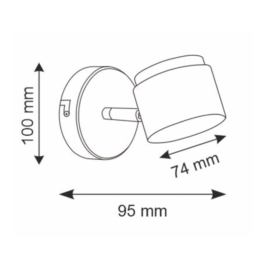 LED Kohtvalgusti seinale KUBIK LED/4,2W/230V valge