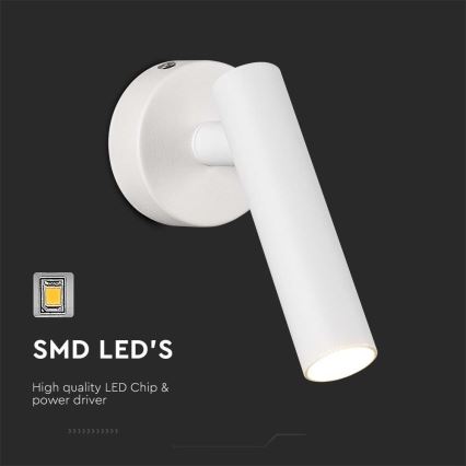 LED Kohtvalgusti seinale LED/2W/230V 3000K valge