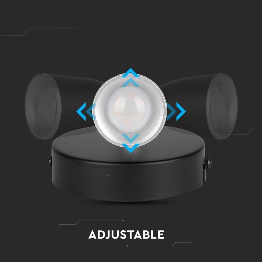 LED Kohtvalgusti seinale LED/4,5W/230V 3000K must