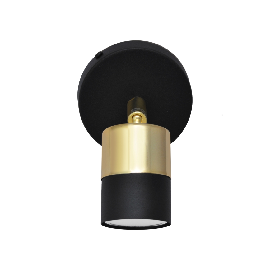 LED Kohtvalgusti seinale TUBSSON 1xGU10/4,8W/230V must/kuldne