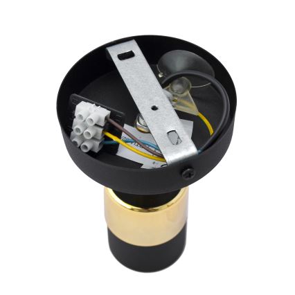 LED Kohtvalgusti seinale TUBSSON 1xGU10/4,8W/230V must/kuldne