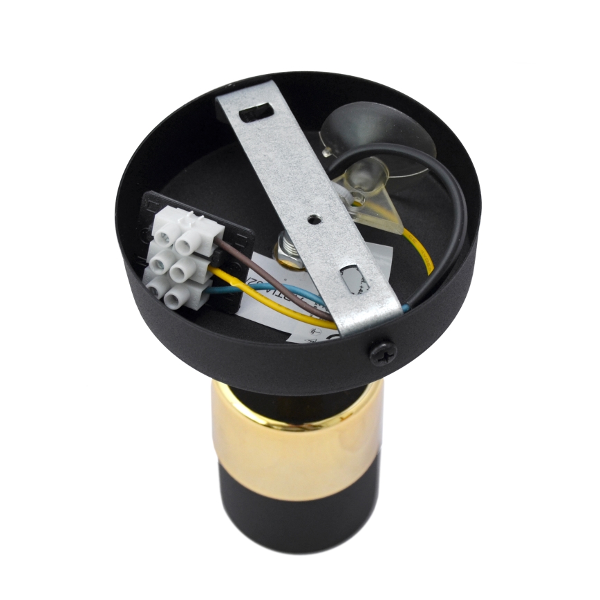 LED Kohtvalgusti seinale TUBSSON 1xGU10/4,8W/230V must/kuldne