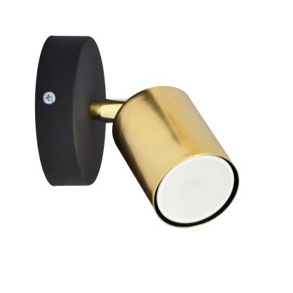LED Kohtvalgusti seinale TUNE 1xGU10/4,8W/230V kuldne/must