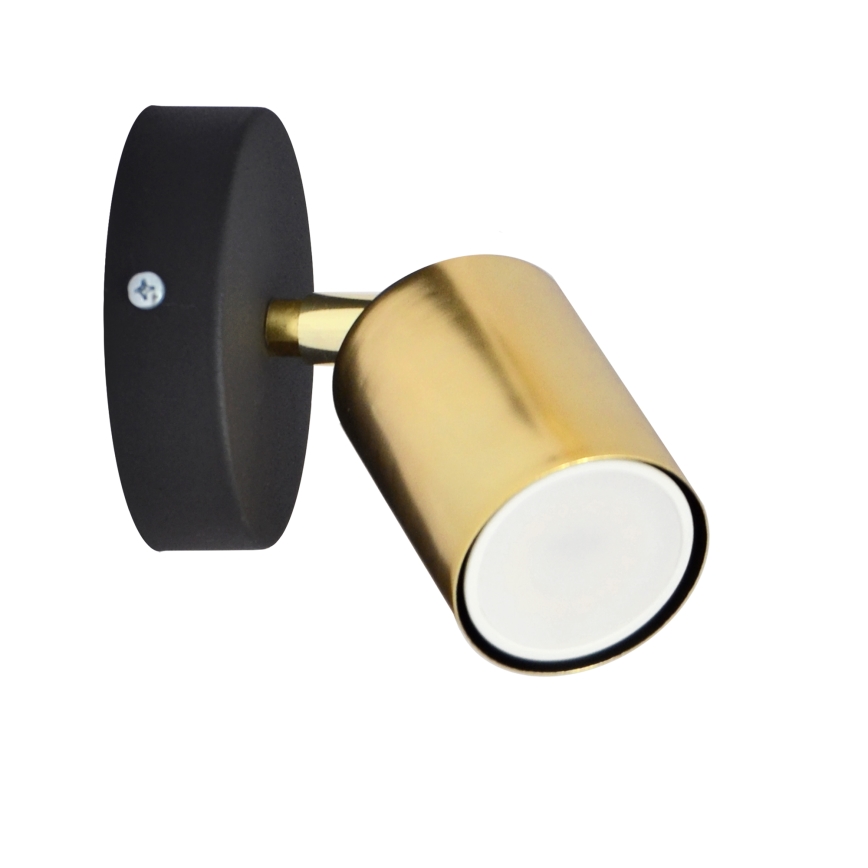 LED Kohtvalgusti seinale TUNE 1xGU10/4,8W/230V kuldne/must