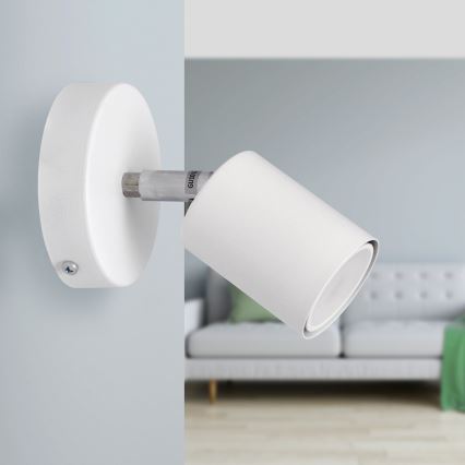 LED Kohtvalgusti seinale TUNE 1xGU10/4,8W/230V valge