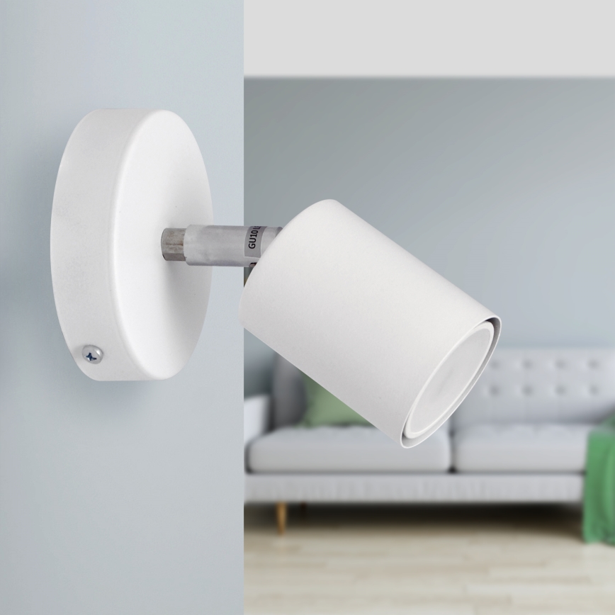 LED Kohtvalgusti seinale TUNE 1xGU10/4,8W/230V valge