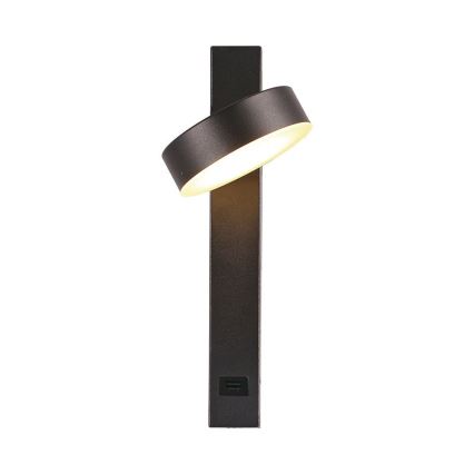 LED Kohtvalgusti seinale USB pordiga LED/8W/230V 3000K
