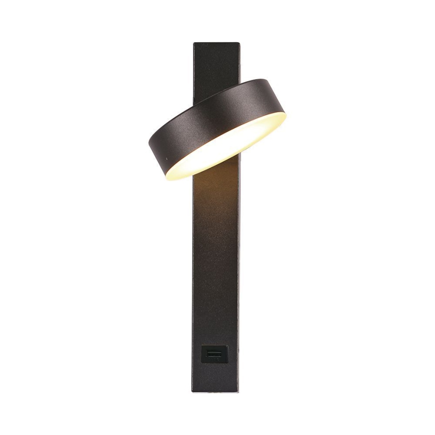 LED Kohtvalgusti seinale USB pordiga LED/8W/230V 3000K