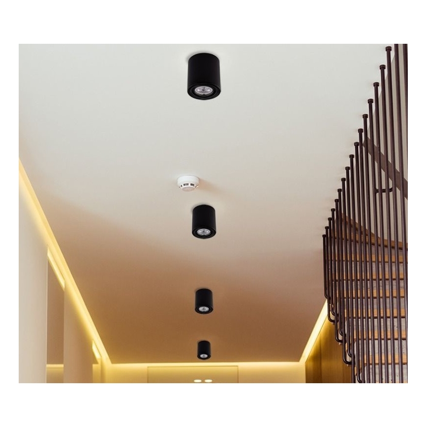 LED Kohtvalgusti TUBA 1xGU10/5W/230V 2700K must