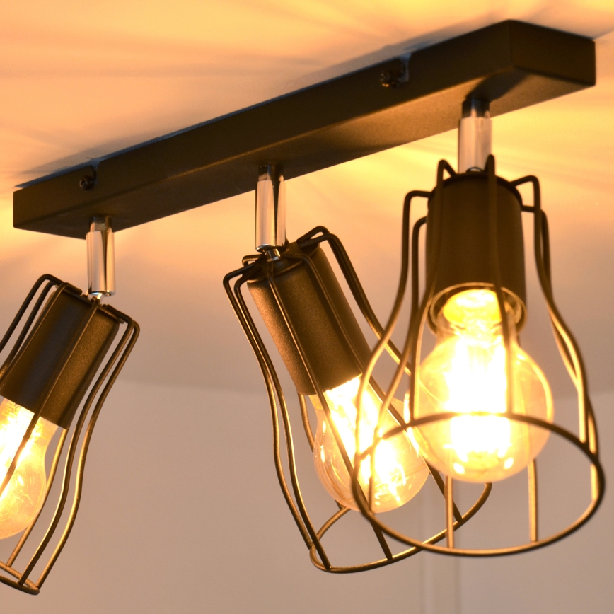 LED Kohtvalgusti TUBE II 3xE27/15W/230V must