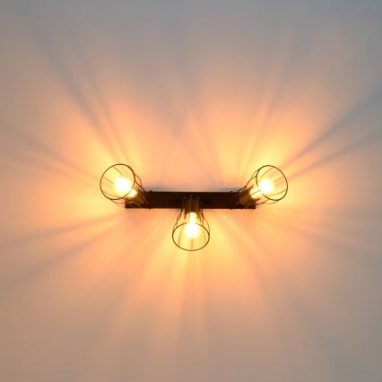 LED Kohtvalgusti TUBE II 3xE27/15W/230V must