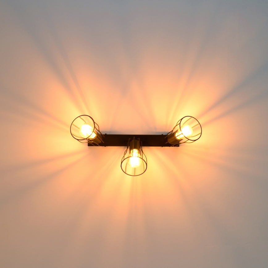 LED Kohtvalgusti TUBE II 3xE27/15W/230V must