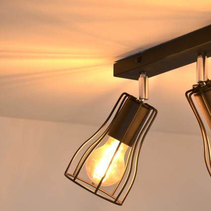 LED Kohtvalgusti TUBE II 3xE27/15W/230V must