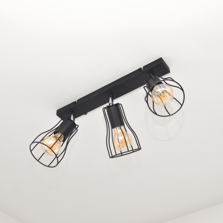 LED Kohtvalgusti TUBE II 3xE27/15W/230V must
