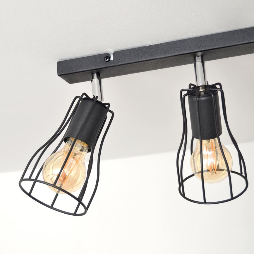 LED Kohtvalgusti TUBE II 3xE27/15W/230V must