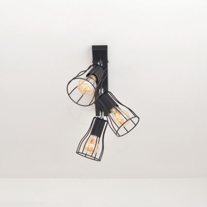 LED Kohtvalgusti TUBE II 3xE27/15W/230V must