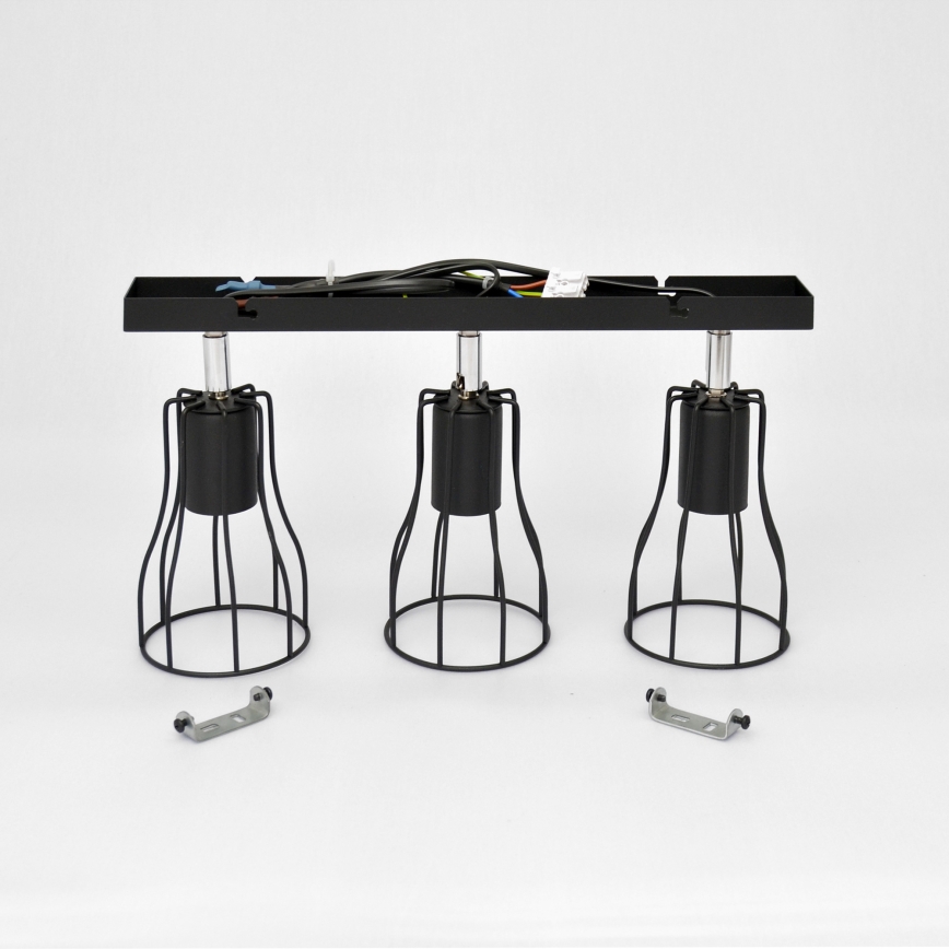 LED Kohtvalgusti TUBE II 3xE27/15W/230V must