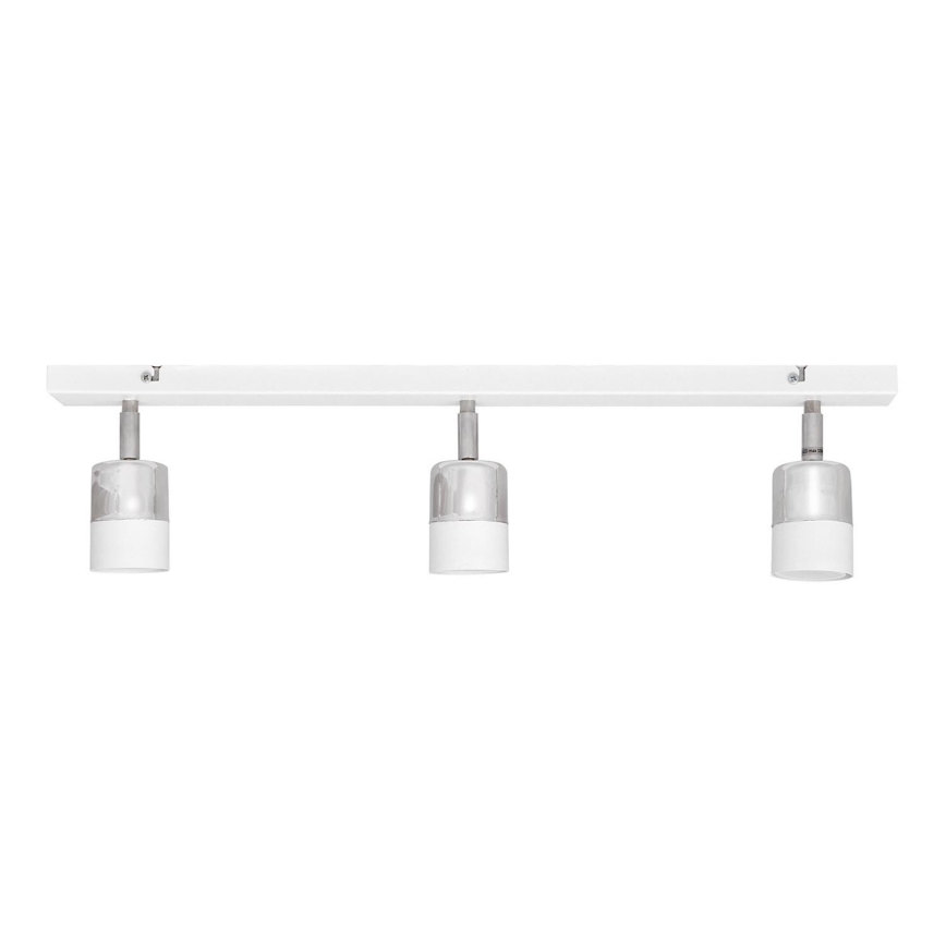 LED Kohtvalgusti TUBSSON 3xGU10/4,8W/230V valge/läikiv kroom
