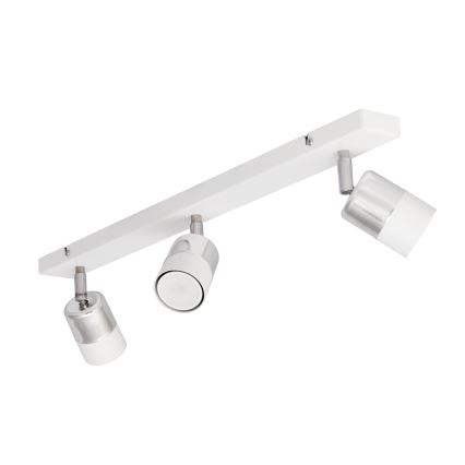 LED Kohtvalgusti TUBSSON 3xGU10/4,8W/230V valge/läikiv kroom