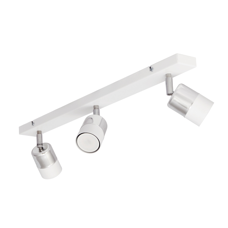LED Kohtvalgusti TUBSSON 3xGU10/4,8W/230V valge/läikiv kroom