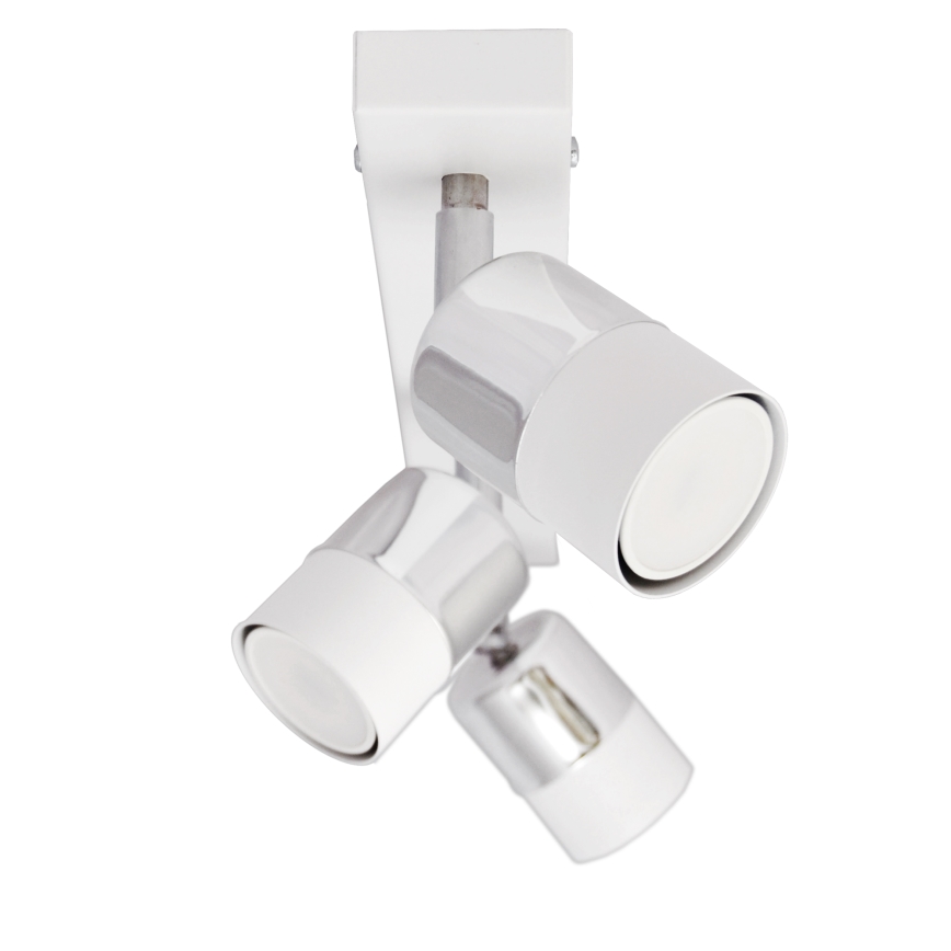 LED Kohtvalgusti TUBSSON 3xGU10/4,8W/230V valge/läikiv kroom