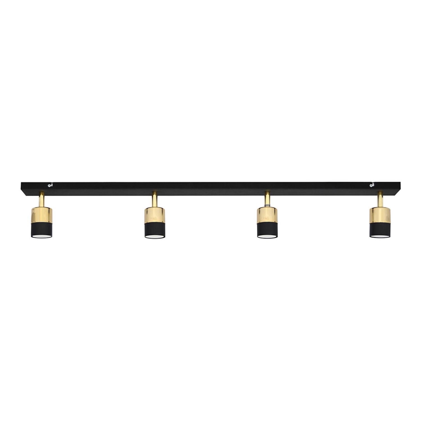 LED Kohtvalgusti TUBSSON 4xGU10/4,8W/230V must/kuldne