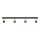 LED Kohtvalgusti TUBSSON 4xGU10/4,8W/230V must/kuldne