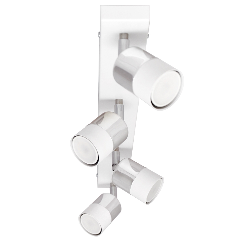 LED Kohtvalgusti TUBSSON 4xGU10/4,8W/230V valge/läikiv kroom